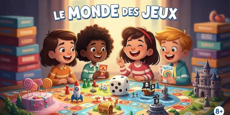 Jeux de société 8 ans : 6 jeux malins et fun pour jouer en famille